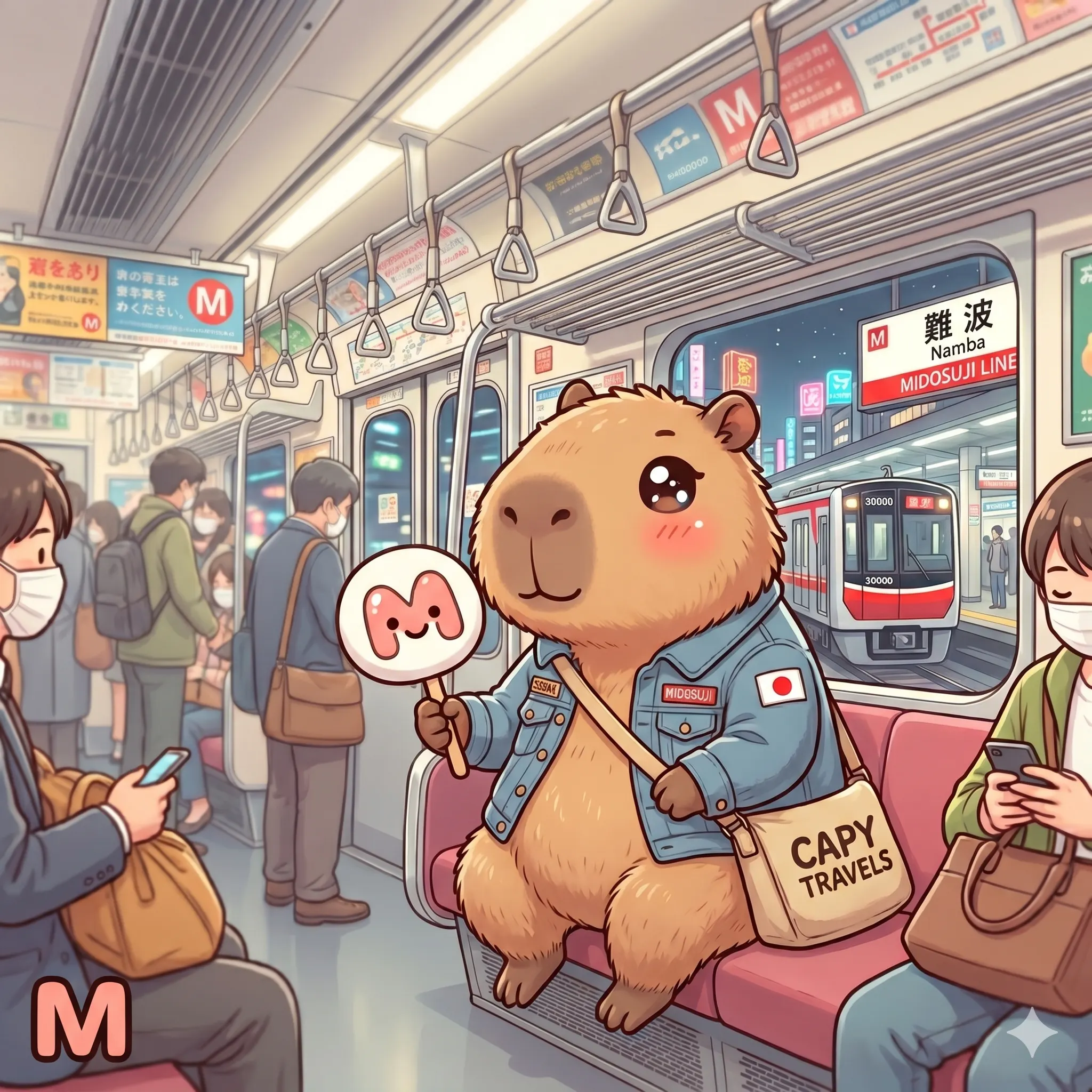 カピバラ・ラッシュアワー (Capybara Rush Hour) cover artwork