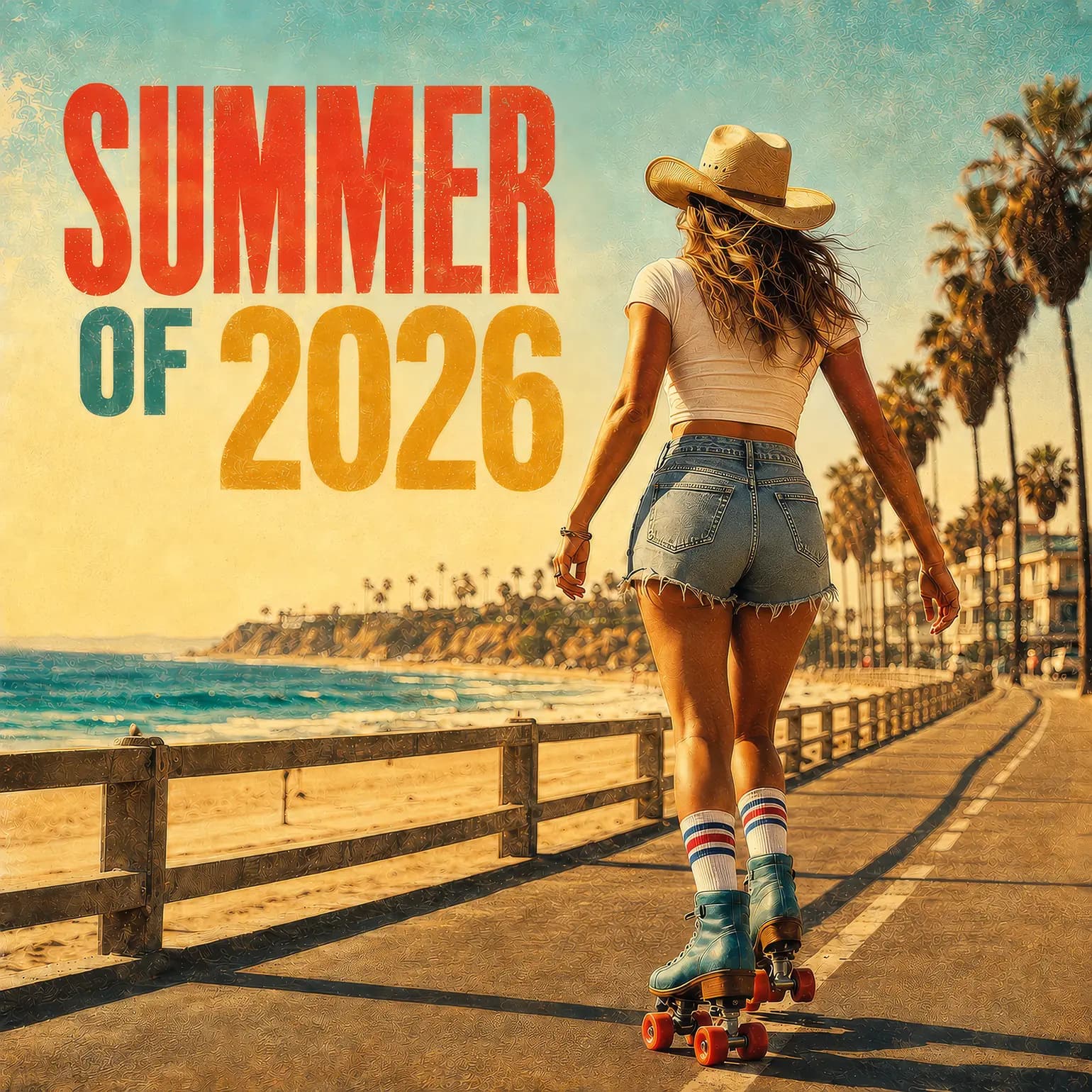 Album cover for Summer of 2026 by Kansai Music, a bright pop-country summer song from The Country Sessions.