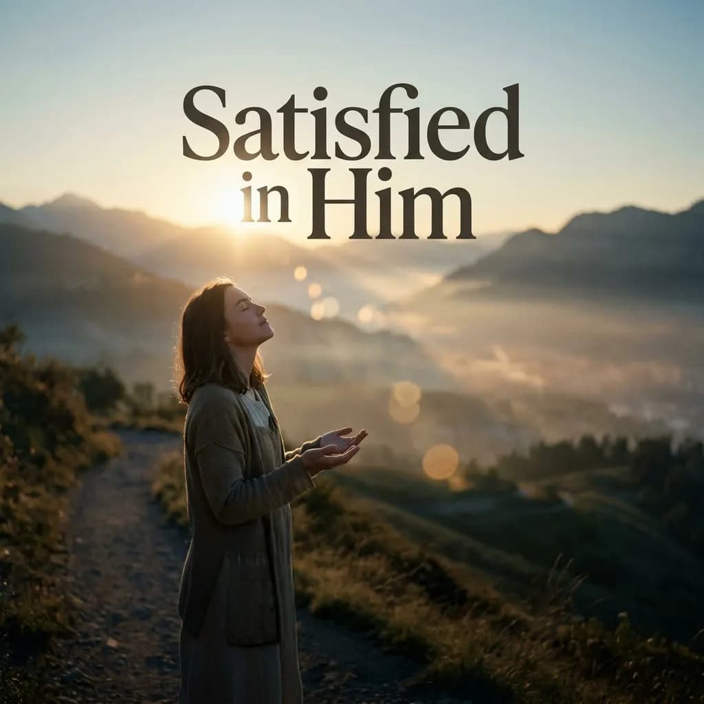 Satisfied in Him cover artwork