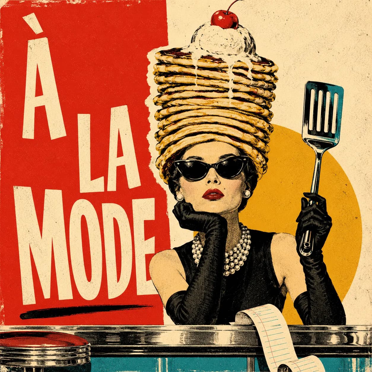 Album cover for À La Mode by Kansai Music, a stylish jazz and cabaret-pop track from The New Orleans Sessions.