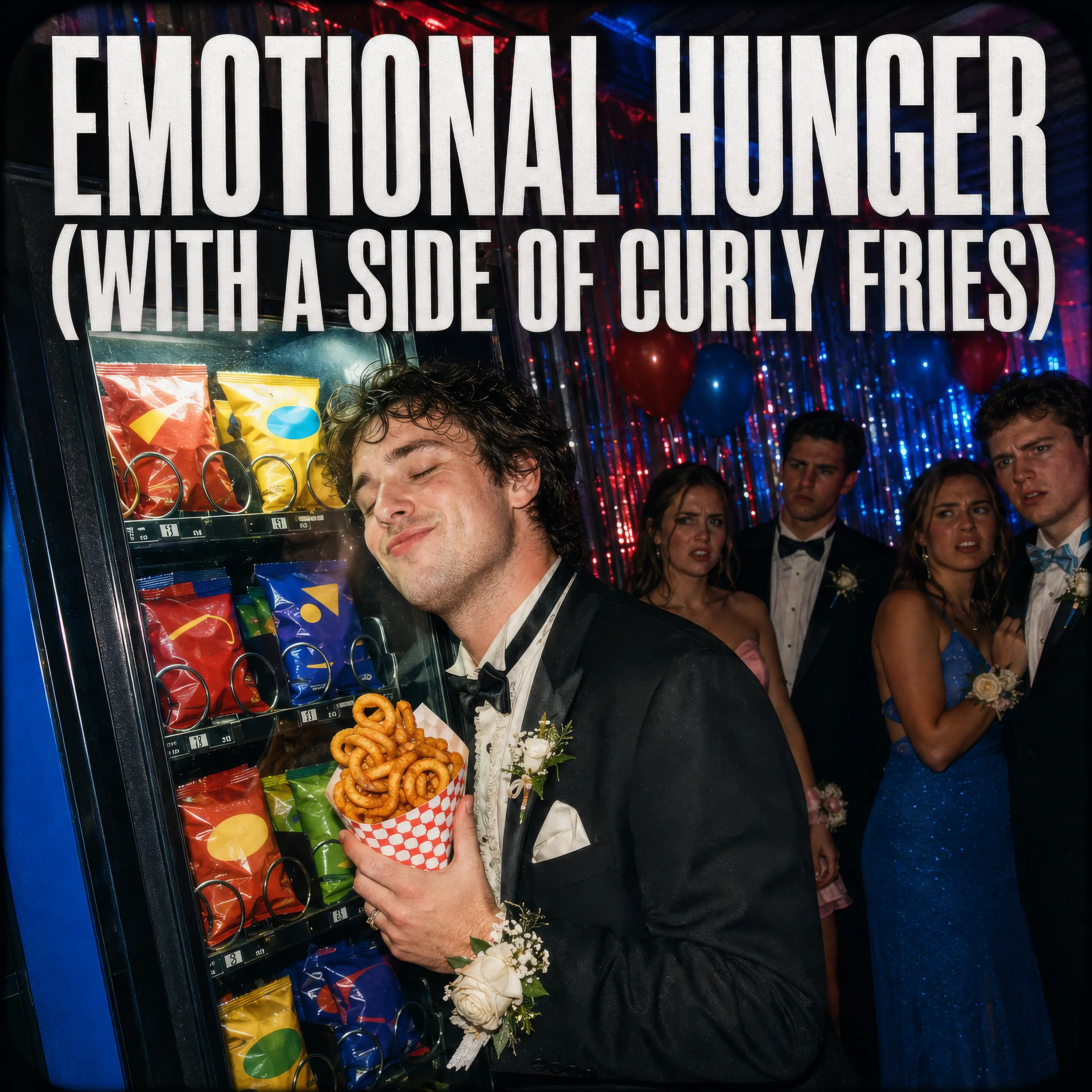 Album cover for Emotional Hunger (With a Side of Curly Fries) by Kansai Music, an alternative rock track from The Orange County Sessions.